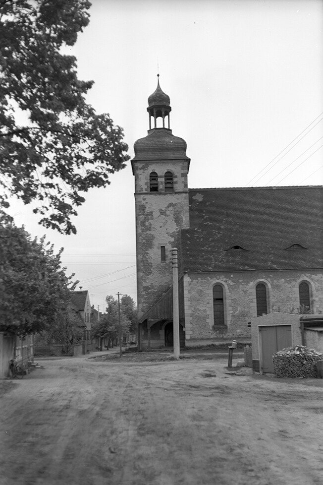 Bernsdorf (Schönwalde), Dorfkirche Ansicht 2 (Heimatverein "Alter Krug" Zossen e.V. CC BY-NC-SA)