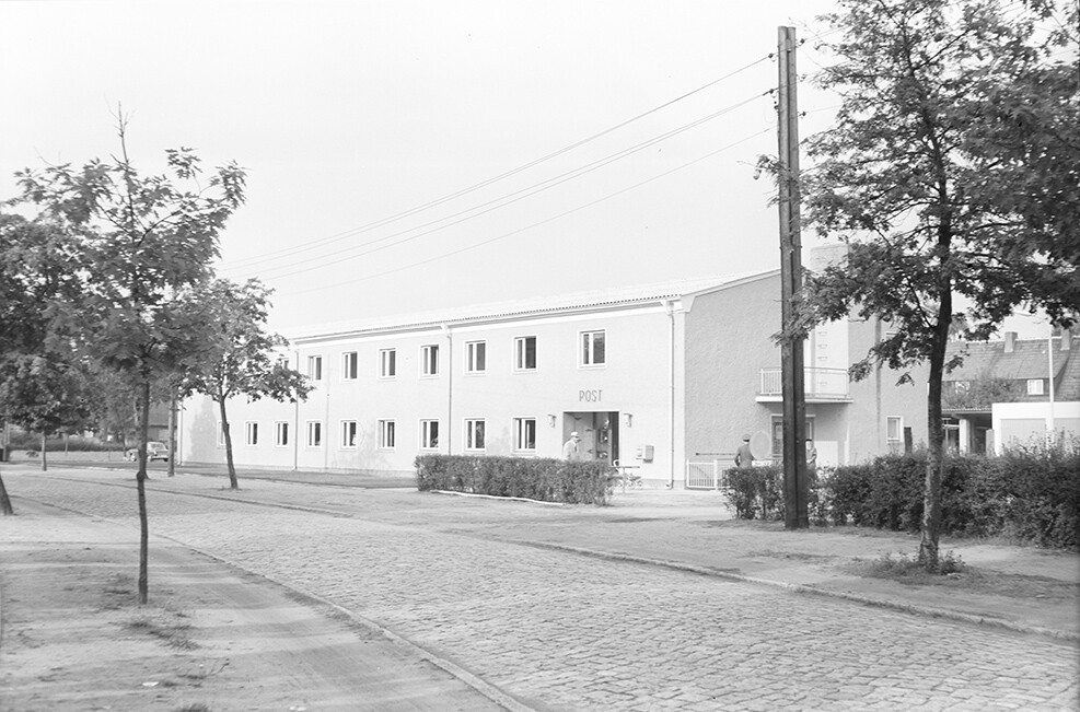Blankenfelde, Ortsansicht 1 mit Post (Heimatverein "Alter Krug" Zossen e.V. CC BY-NC-SA)