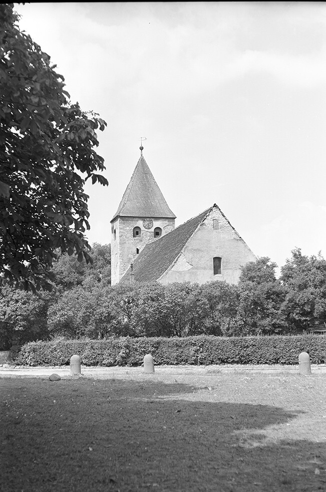 Borne (bei Staßfurt), Pfarrkirche St. Marien, Ansicht 2 (Heimatverein "Alter Krug" Zossen e.V. CC BY-NC-SA)
