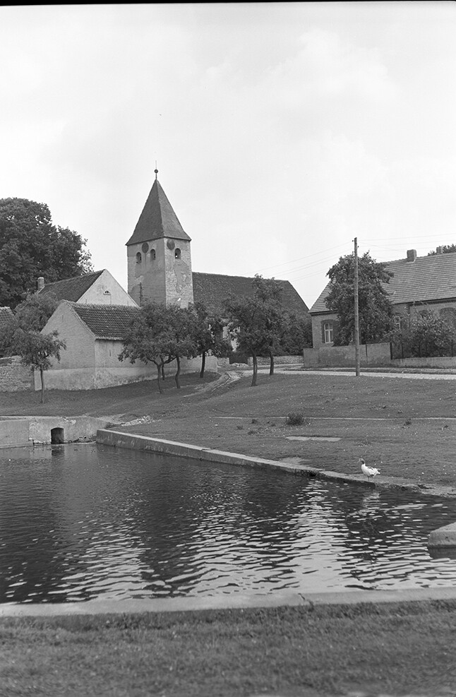 Borne (bei Staßfurt), Pfarrkirche St. Marien, Ansicht 3 (Heimatverein "Alter Krug" Zossen e.V. CC BY-NC-SA)