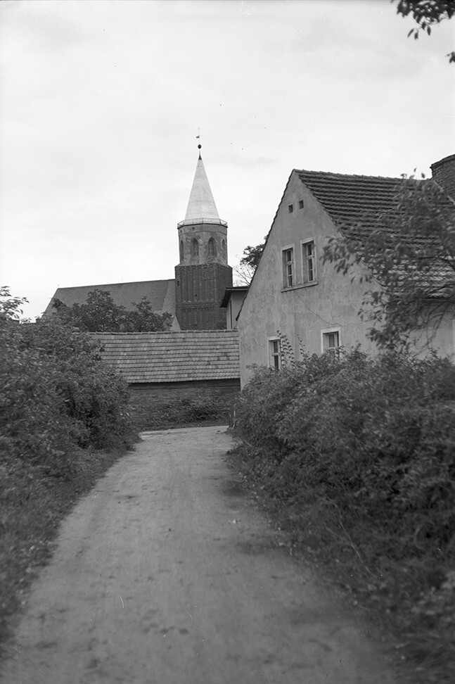 Calau, Ortsansicht mit Stadtkirche, Ansicht 4 (Heimatverein "Alter Krug" Zossen e.V. CC BY-NC-SA)