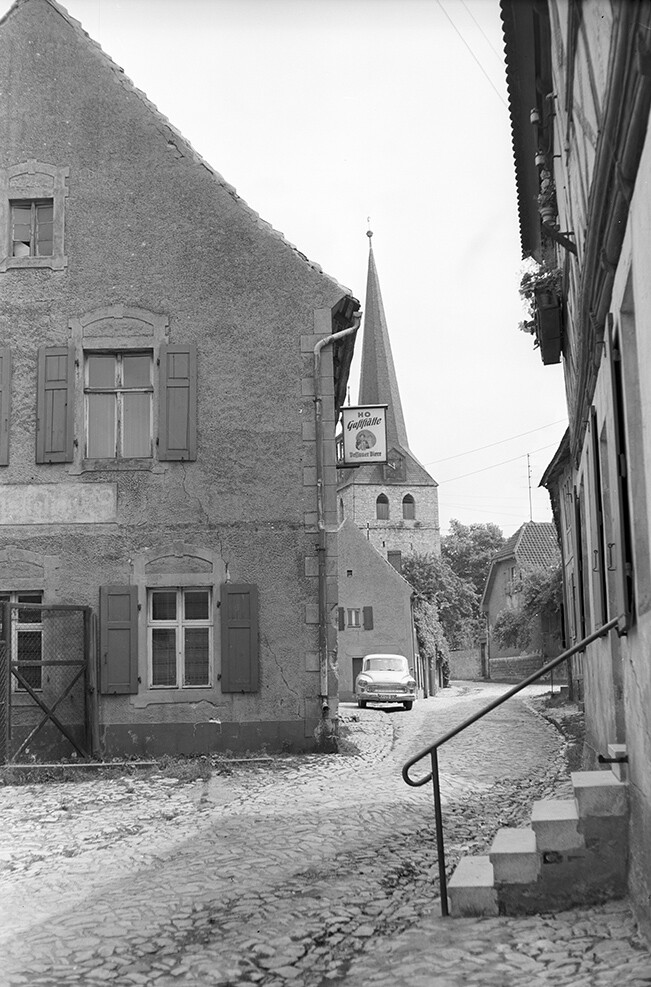 Cochstedt, Ortsansicht mit St. Stephani-Kirche, Ansicht 1 (Heimatverein "Alter Krug" Zossen e.V. CC BY-NC-SA)