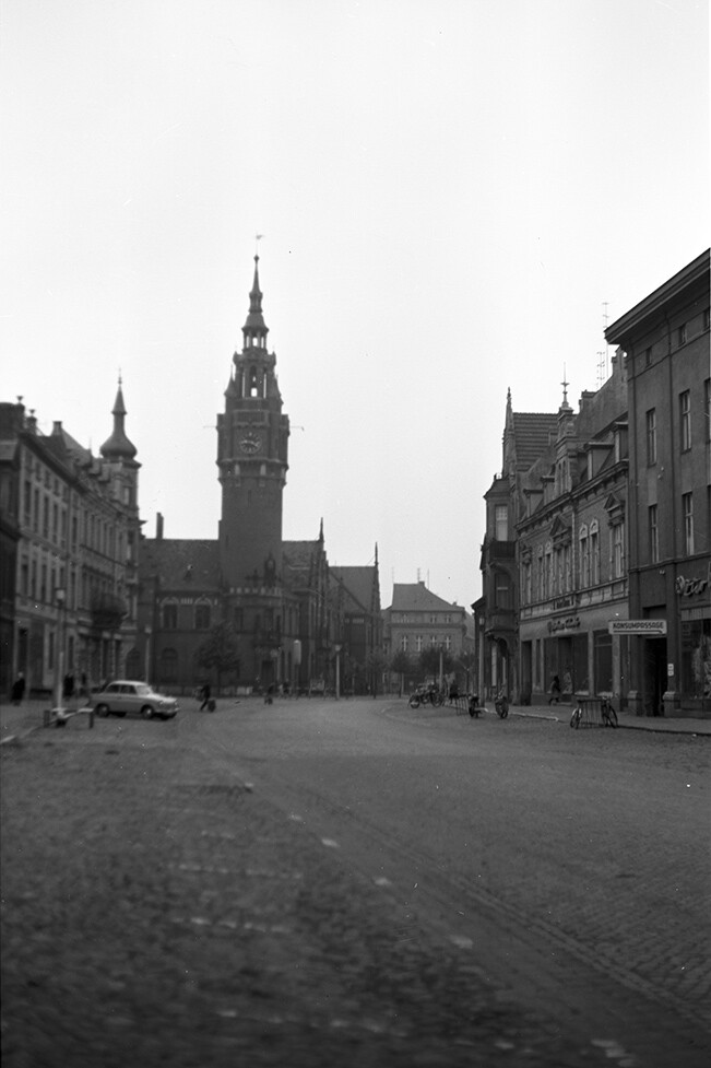 Dahme, historische Altstadt mit Rathaus, Ansicht 01 (Heimatverein "Alter Krug" Zossen e.V. CC BY-NC-SA)
