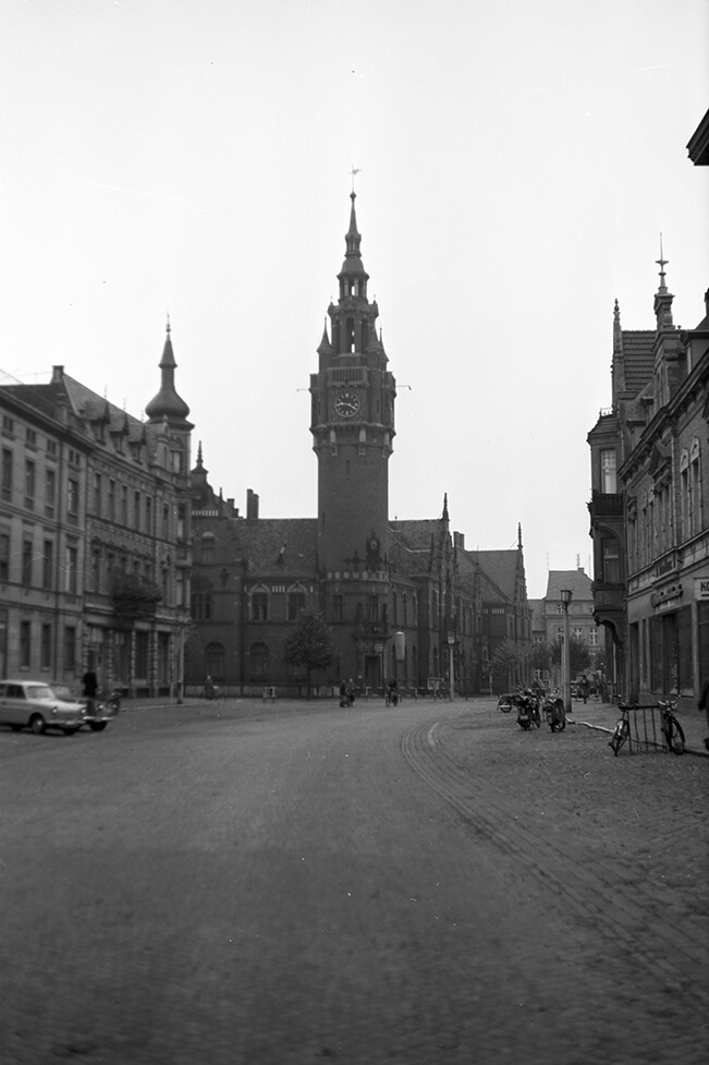 Dahme, historische Altstadt mit Rathaus, Ansicht 02 (Heimatverein "Alter Krug" Zossen e.V. CC BY-NC-SA)