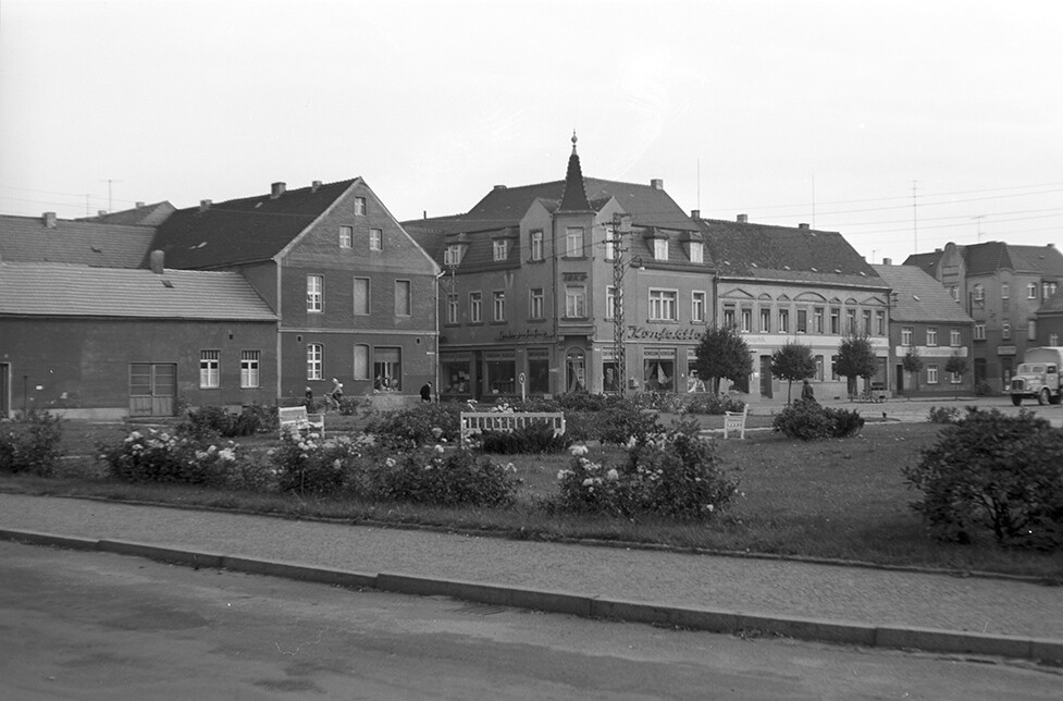Elsterwerda, Marktplatz, Ansicht 1 (Heimatverein "Alter Krug" Zossen e.V. CC BY-NC-SA)