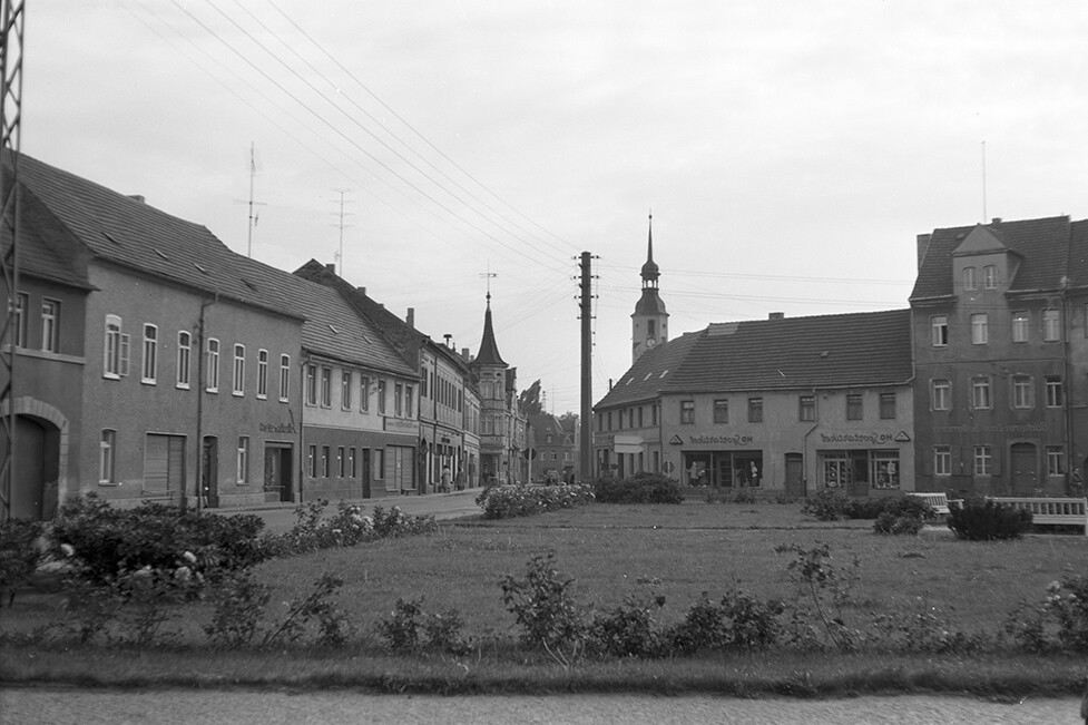 Elsterwerda, Marktplatz, Ansicht 3 (Heimatverein "Alter Krug" Zossen e.V. CC BY-NC-SA)