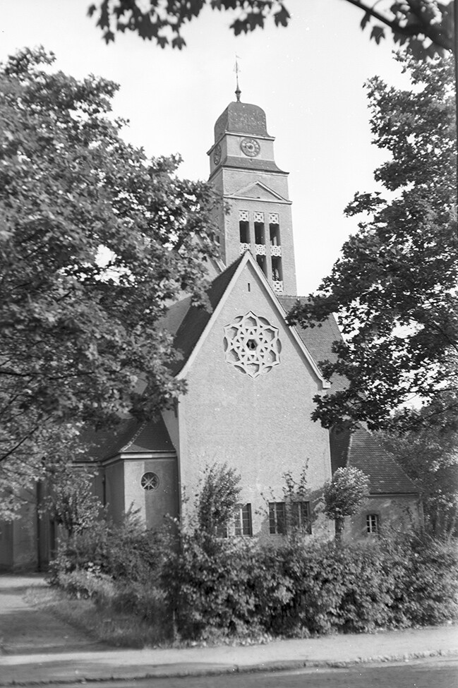 Falkenberg/Elster, Jesus-Christus-Kirche, Ansicht 4 (Heimatverein "Alter Krug" Zossen e.V. CC BY-NC-SA)