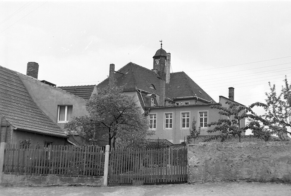 Glaubitz, Ortsansicht 3 mit ehemaliger Schule (Heimatverein "Alter Krug" Zossen e.V. CC BY-NC-SA)