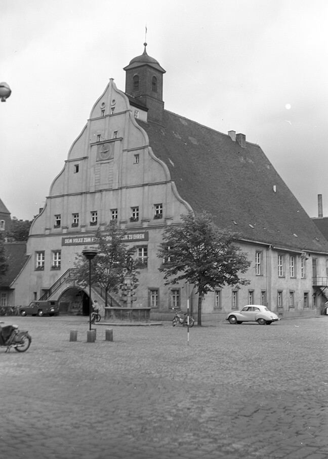 Grimma, Rathaus (Heimatverein "Alter Krug" Zossen e.V. CC BY-NC-SA)