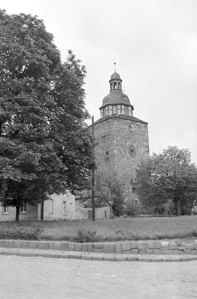 Gröbzig, Burg- oder auch Schlossturm (Heimatverein "Alter Krug" Zossen e.V. CC BY-NC-SA)