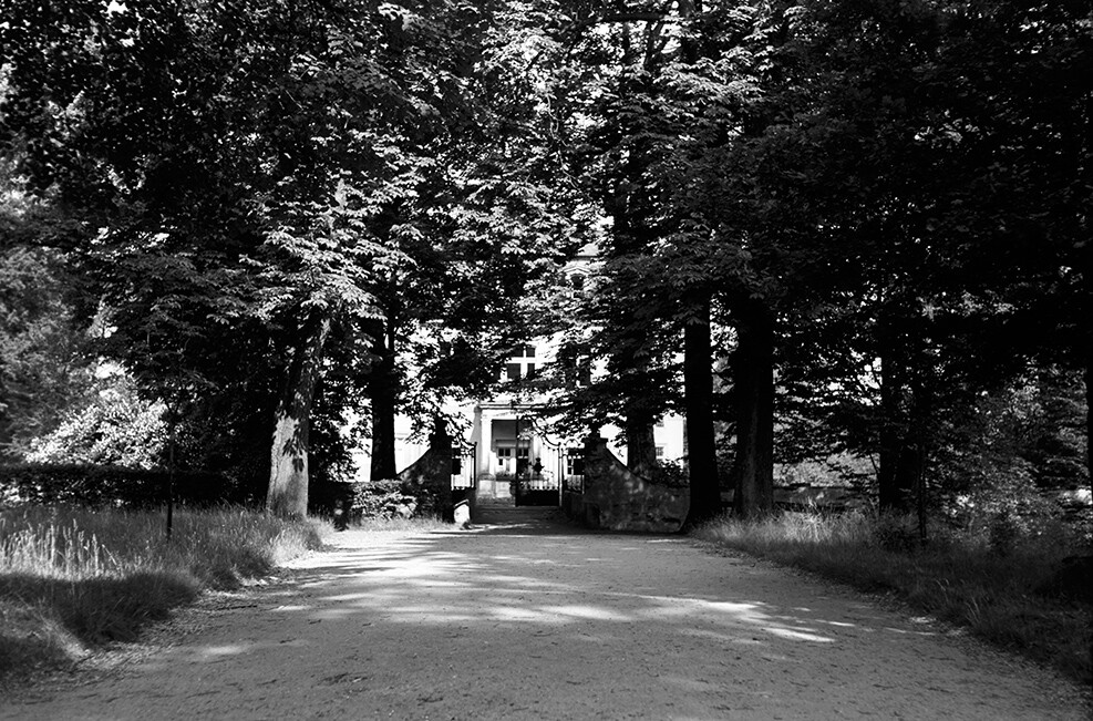 Hermsdorf, Schlosspark, Ansicht, 3, Weg zum Schloss (Heimatverein "Alter Krug" Zossen e.V. CC BY-NC-SA)