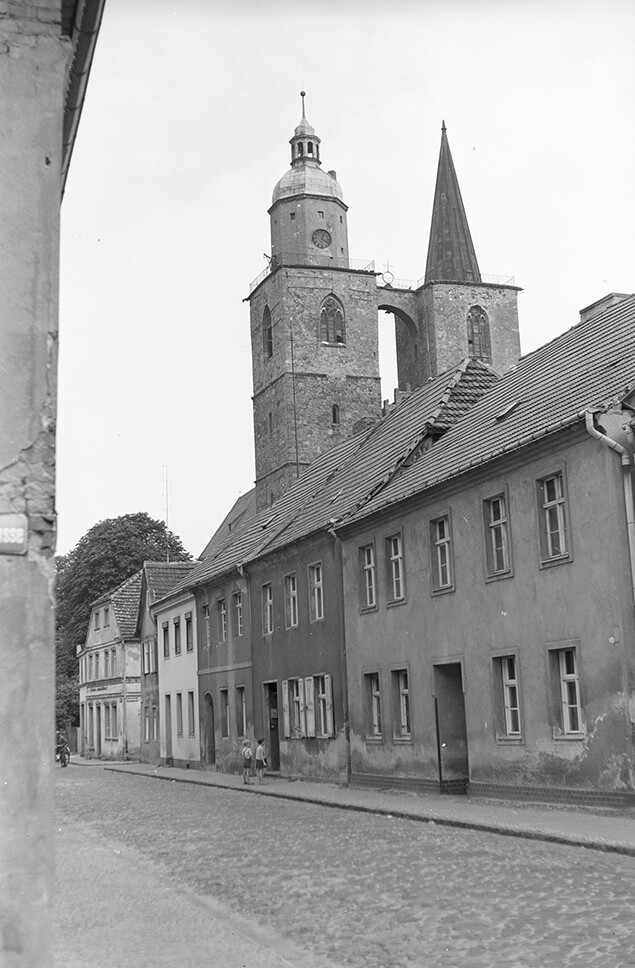 Jüterbog, Ortsansicht 1 mit Kirche St.-Nikolai (Heimatverein "Alter Krug" Zossen e.V. CC BY-NC-SA)