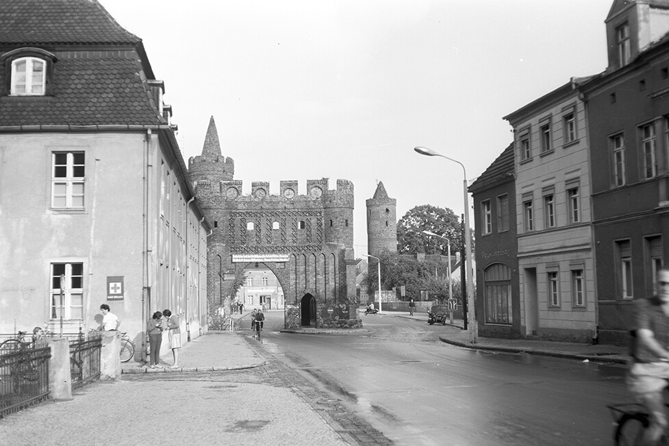 Jüterbog, Dammtor und Wehrtürme, Ansicht 2 (Heimatverein "Alter Krug" Zossen e.V. CC BY-NC-SA)