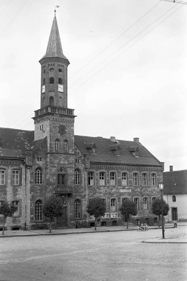 Könnern, Rathaus, Ansicht 2 (Heimatverein "Alter Krug" Zossen e.V. CC BY-NC-SA)