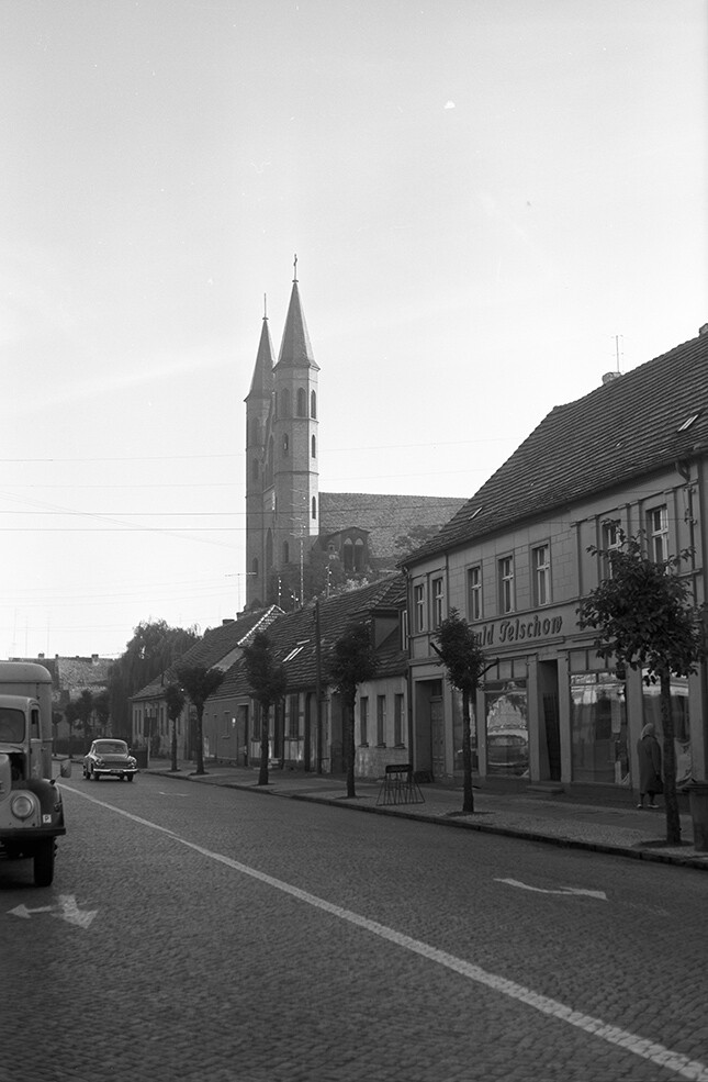 Kyritz, Ortsansicht 14 mit St. Marien Kirche (Heimatverein "Alter Krug" Zossen e.V. CC BY-NC-SA)