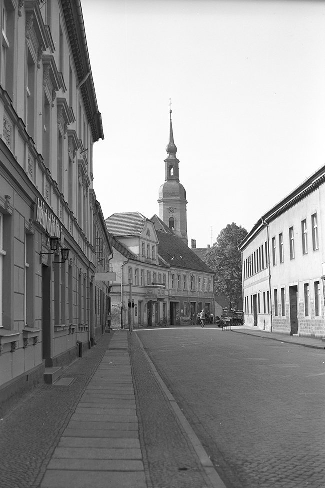 Lübbenau, Ortsansicht 1 mit Nikolaikirche (Heimatverein "Alter Krug" Zossen e.V. CC BY-NC-SA)