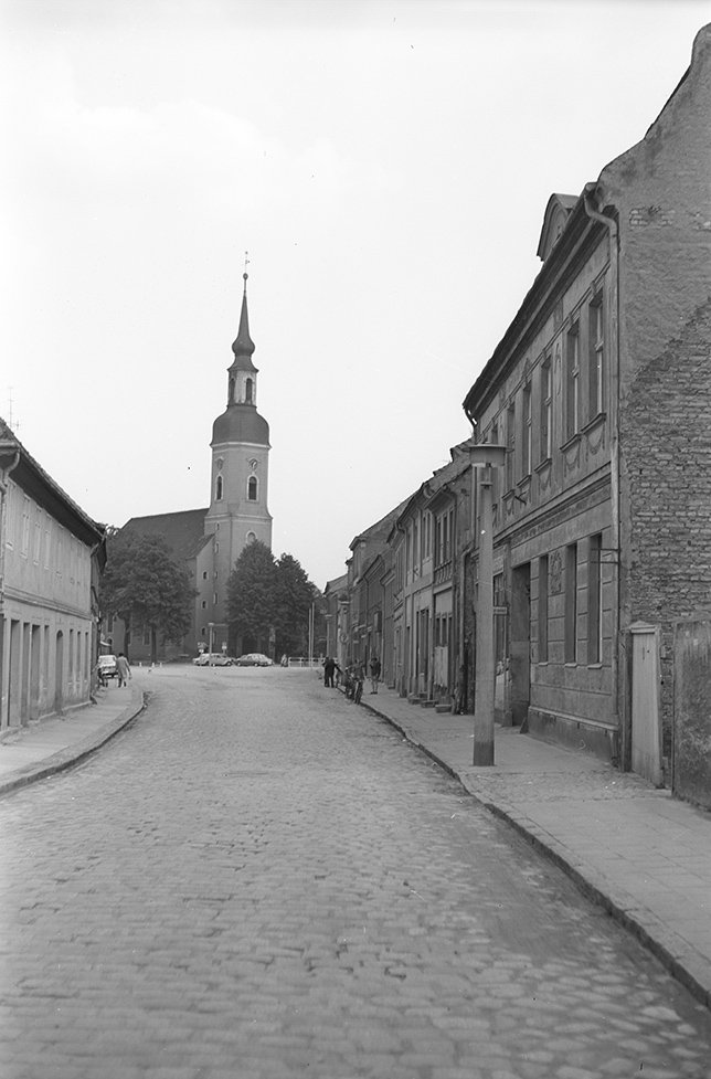 Lübbenau, Ortsansicht 7 mit Nikolaikirche (Heimatverein "Alter Krug" Zossen e.V. CC BY-NC-SA)