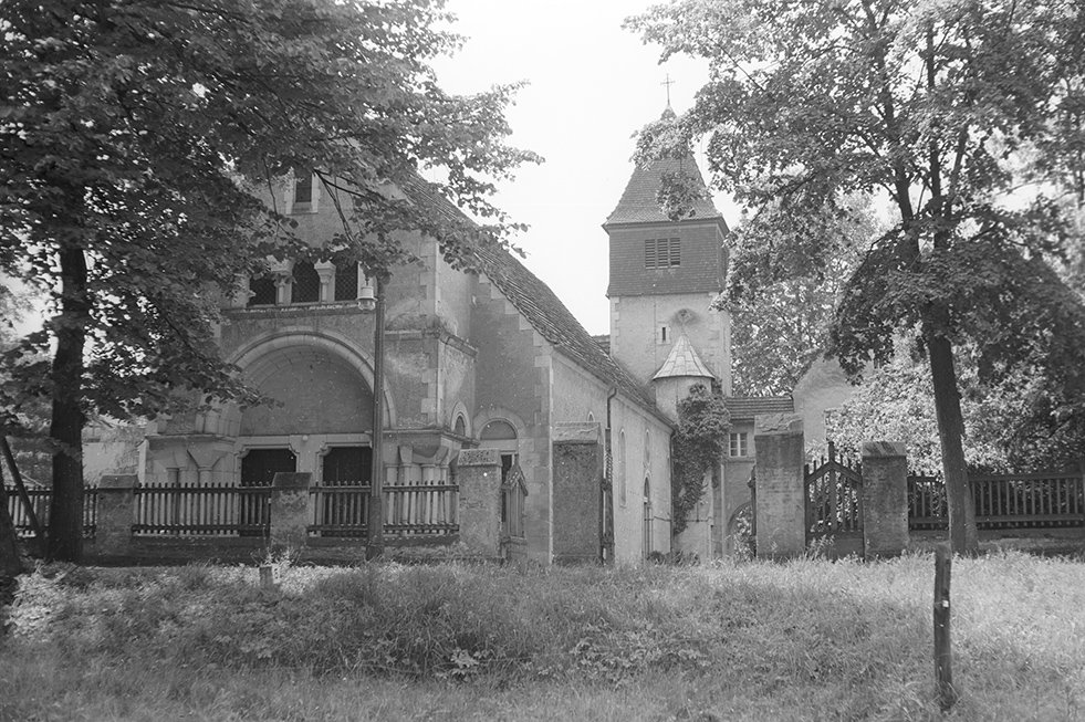 Neustadt (Dosse), Katholische Herz-Jesu-Kirche, Ansicht 1 (Heimatverein "Alter Krug" Zossen e. V. CC BY-NC-SA)