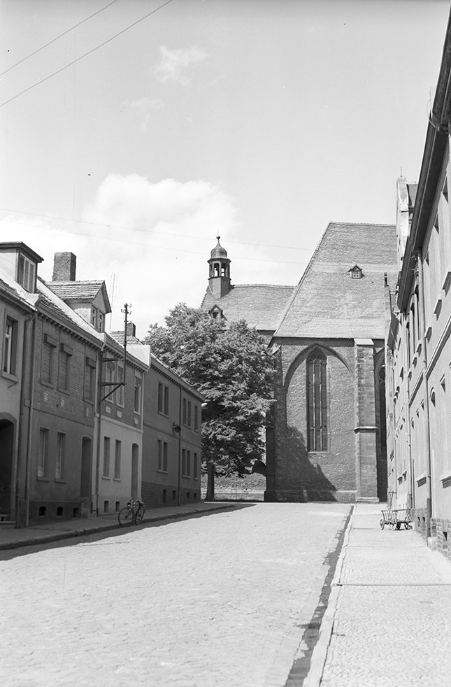 Nienburg, Ortsansicht 2 mit Klosterkirche St. Marien und St. Cyprian (Heimatverein "Alter Krug" Zossen e. V. CC BY-NC-SA)