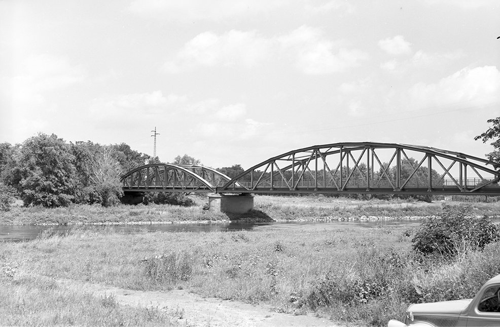 Nienburg, Saalebrücke Ansicht 1 (Heimatverein "Alter Krug" Zossen e. V. CC BY-NC-SA)