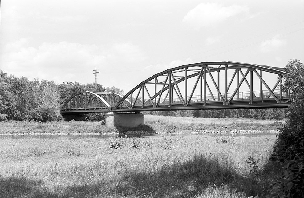 Nienburg, Saalebrücke Ansicht 2 (Heimatverein "Alter Krug" Zossen e. V. CC BY-NC-SA)
