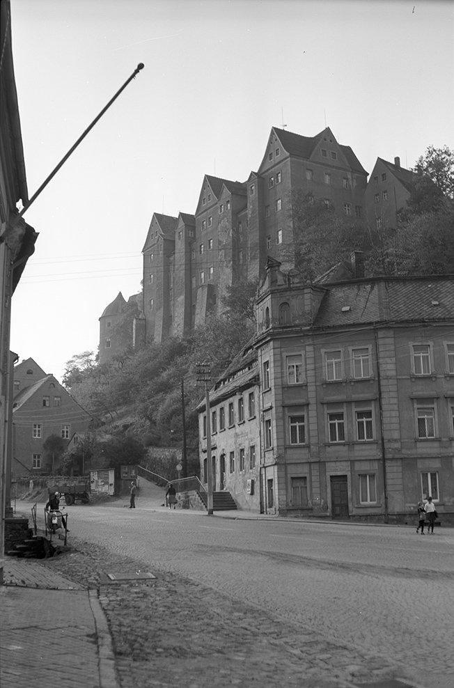Nossen, Ortsansicht 3 mit Schloss Nossen (Heimatverein "Alter Krug" Zossen e. V. CC BY-NC-SA)