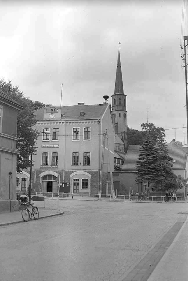 Oderberg, Ortsansicht 3 mit St. Nikolai Kirche (Heimatverein "Alter Krug" Zossen e. V. CC BY-NC-SA)