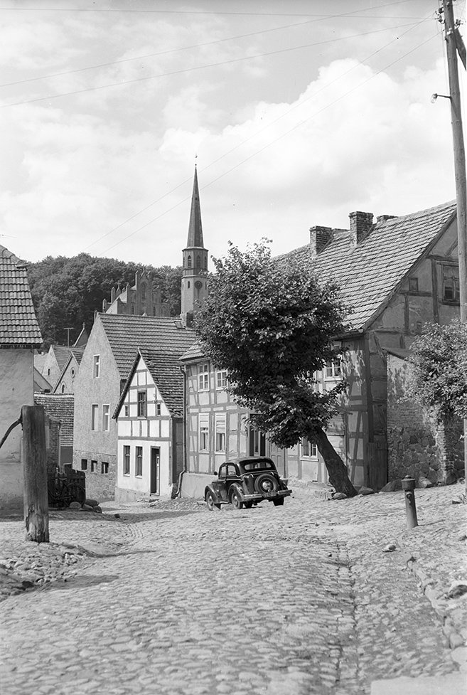 Oderberg, Ortsansicht 7 mit St. Nikolai Kirche (Heimatverein "Alter Krug" Zossen e. V. CC BY-NC-SA)