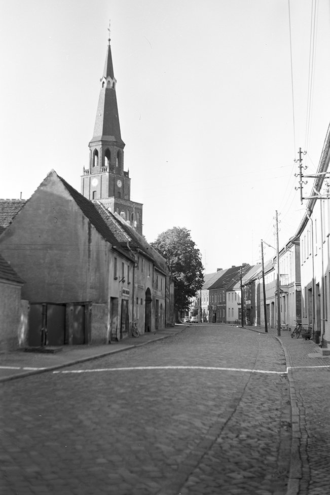 Prettin, Ortsansicht 2 mit Stadtkirche St. Marien (Heimatverein "Alter Krug" Zossen e. V. CC BY-NC-SA)