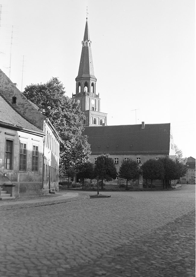 Prettin, Ortsansicht 7 mit Stadtkirche St. Marien (Heimatverein "Alter Krug" Zossen e. V. CC BY-NC-SA)