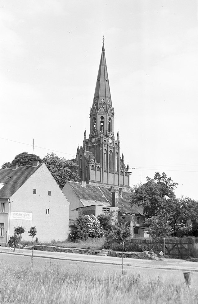 Pritzwalk, Ortsansicht 1 mit Pfarrkirche St. Nikolai (Heimatverein "Alter Krug" Zossen e. V. CC BY-NC-SA)