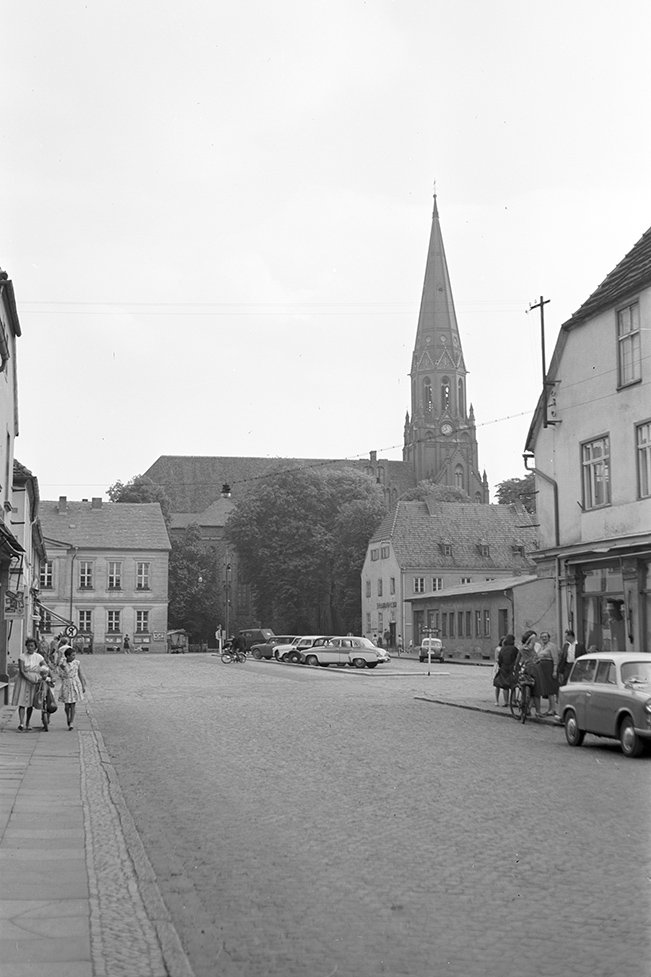 Pritzwalk, Ortsansicht 4 mit Pfarrkirche St. Nikolai (Heimatverein "Alter Krug" Zossen e. V. CC BY-NC-SA)