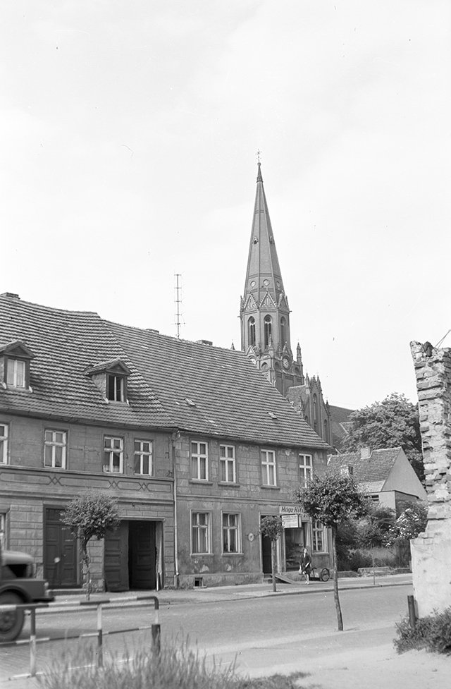Pritzwalk, Ortsansicht 5 mit Pfarrkirche St. Nikolai (Heimatverein "Alter Krug" Zossen e. V. CC BY-NC-SA)