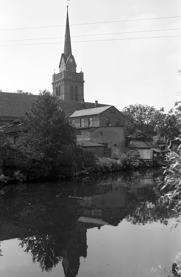 Putlitz, Ortsansicht 3 mit Stadtpfarrkirche St Nikolai (Heimatverein "Alter Krug" Zossen e. V. CC BY-NC-SA)
