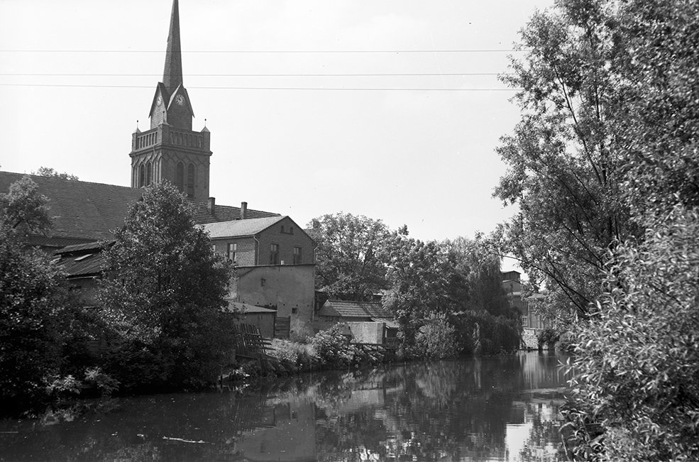Putlitz, Ortsansicht 7 mit Stadtpfarrkirche St Nikolai (Heimatverein "Alter Krug" Zossen e. V. CC BY-NC-SA)