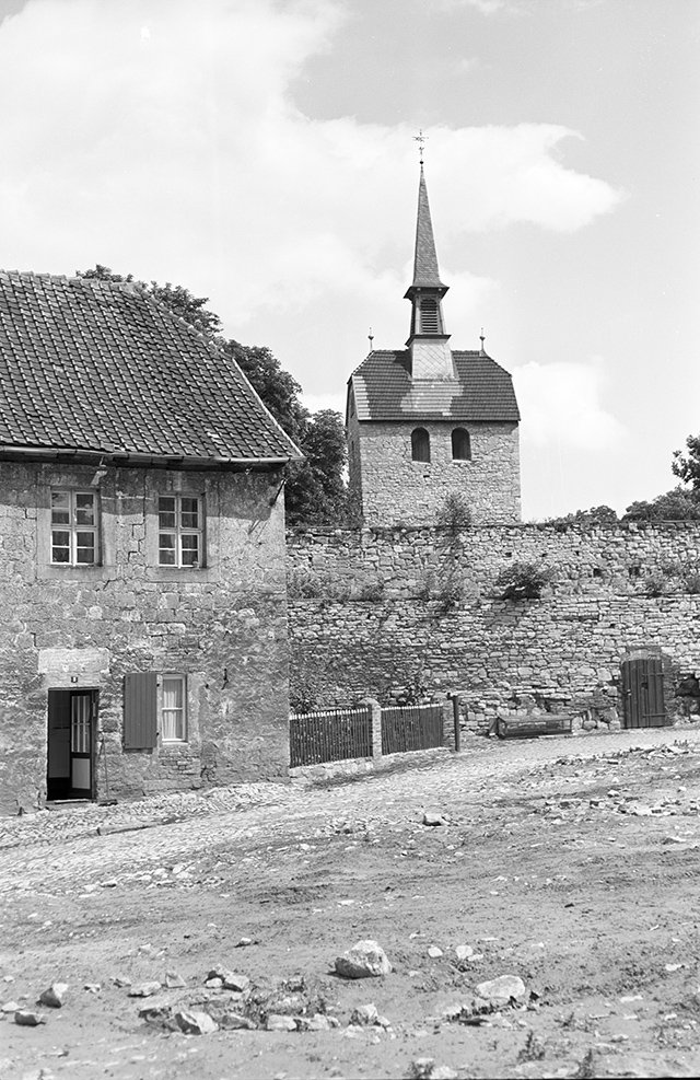 Schlanstedt, Ortsansicht 3 mit Kirche St. Martin (Heimatverein "Alter Krug" Zossen e. V. CC BY-NC-SA)