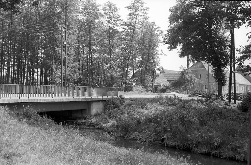 Schönewalde, Ortsansicht 3 Brücke über Schweinitzer Fließ (Heimatverein "Alter Krug" Zossen e. V. CC BY-NC-SA)