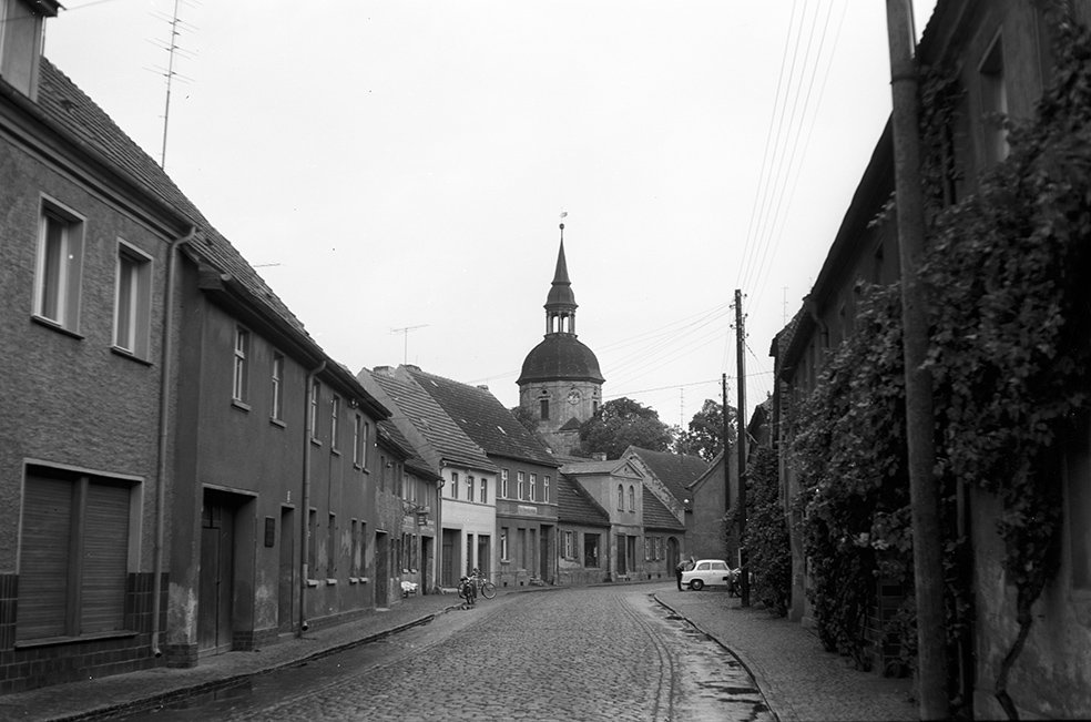 Schweinitz, Ortsansicht 4 mit Kirche Sankt Marien (Heimatverein "Alter Krug" Zossen e. V. CC BY-NC-SA)