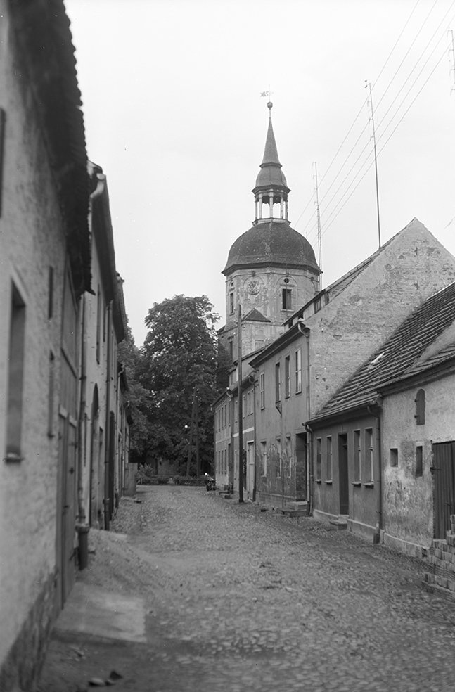Schweinitz, Ortsansicht 8 mit Kirche Sankt Marien (Heimatverein "Alter Krug" Zossen e. V. CC BY-NC-SA)