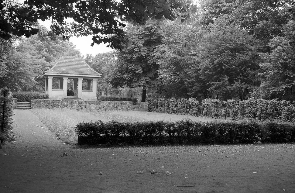 Senftenberg, Schlosspark Blick auf den Pavillon (Heimatverein "Alter Krug" Zossen e. V. CC BY-NC-SA)