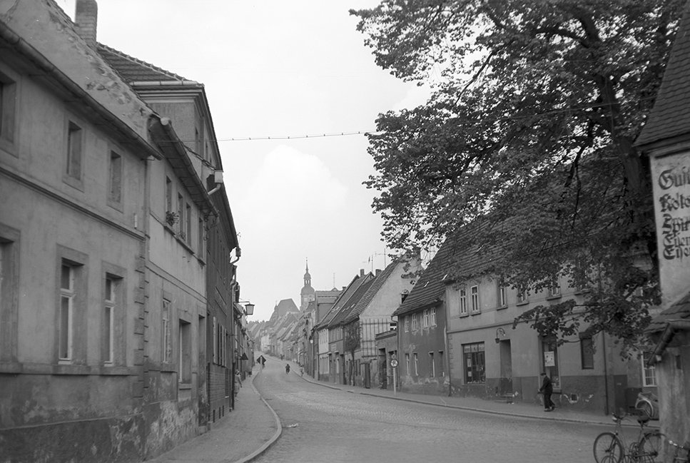 Strehla, Ortsansicht 2 mit Evangelischer Stadtkirche (Heimatverein "Alter Krug" Zossen e. V. CC BY-NC-SA)