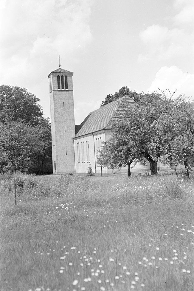 Teltow, Pfarrkirche Sanctissim Eucharistia, Ansicht 1 (Heimatverein "Alter Krug" Zossen e. V. CC BY-NC-SA)