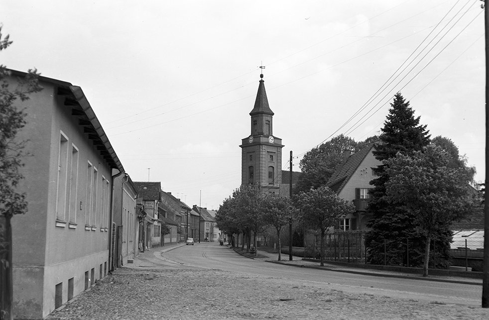 Trebbin, Ortsansicht 2 mit Kirche St. Marien (Heimatverein "Alter Krug" Zossen e. V. CC BY-NC-SA)