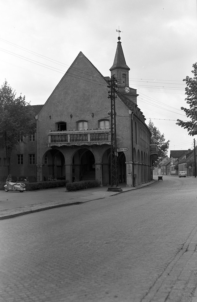 Trebbin, Rathaus mit Kirche St. Marien, Ansicht 4 (Heimatverein "Alter Krug" Zossen e. V. CC BY-NC-SA)