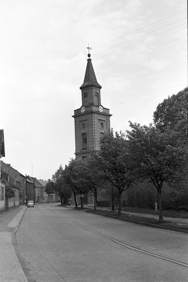 Trebbin, Ortsansicht 3 mit Kirche St. Marien (Heimatverein "Alter Krug" Zossen e. V. CC BY-NC-SA)