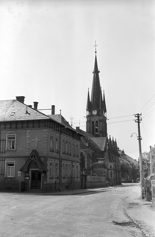 Weinböhla, Ortsansicht 3 mit St.-Martins-Kirche (Heimatverein "Alter Krug" Zossen e. V. CC BY-NC-SA)