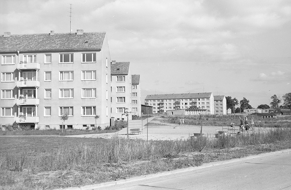 Milmersdorf, Ortsansicht 2 (Neubauten an der Betonstraße) (Heimatverein "Alter Krug" Zossen e. V. CC BY-NC-SA)
