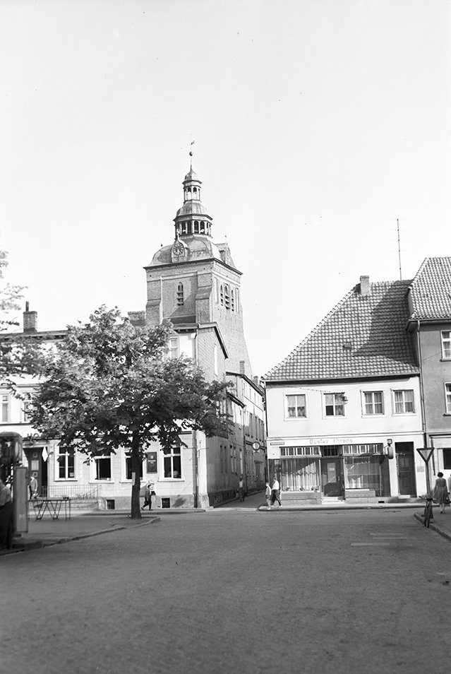 Wittstock/Dosse, Ortsansicht 9 mit Stadtkirche St. Marien (Heimatverein "Alter Krug" Zossen e. V. CC BY-NC-SA)
