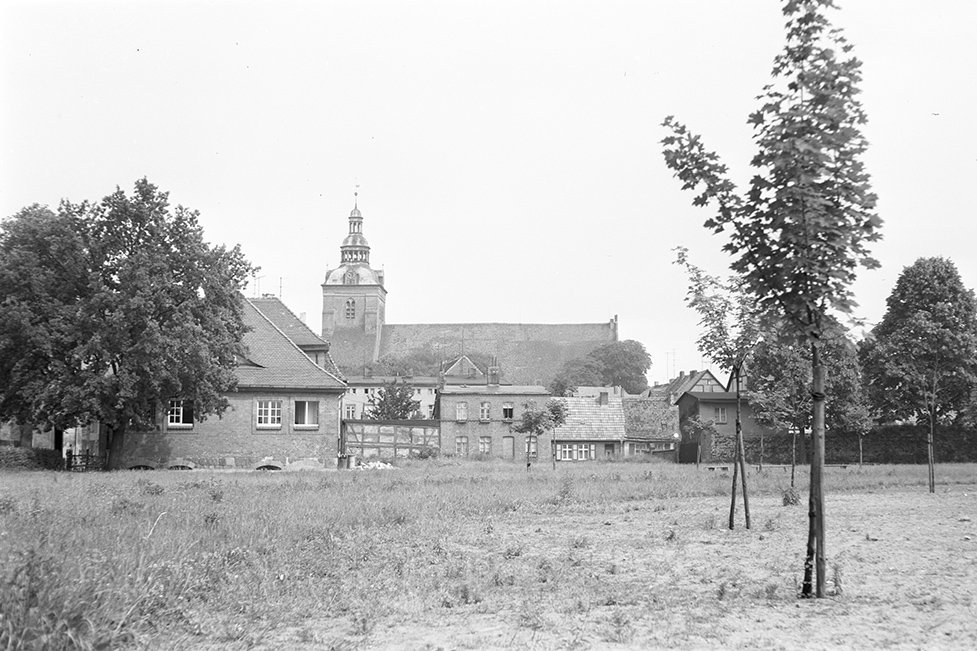 Wittstock/Dosse, Ortsansicht 11 mit Kirche Zum Heiligen Geist (Heimatverein "Alter Krug" Zossen e. V. CC BY-NC-SA)