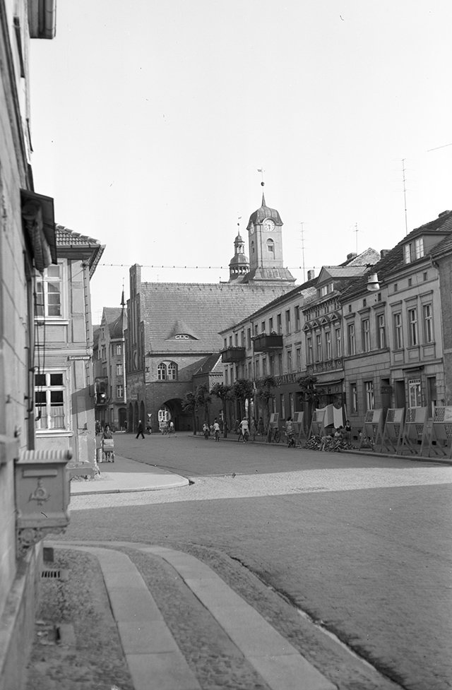 Wittstock/Dosse, Ortsansicht 12 mit Stadtkirche St. Marien (Heimatverein "Alter Krug" Zossen e. V. CC BY-NC-SA)